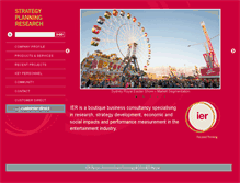 Tablet Screenshot of ier.com.au