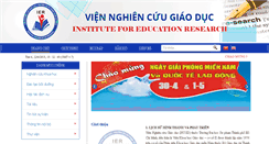 Desktop Screenshot of ier.edu.vn